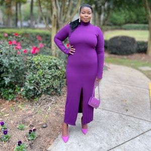 Front split sweater dress Miss Hylton for INC